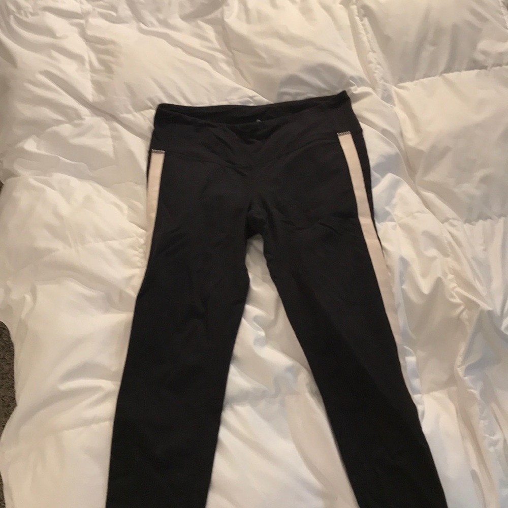 Athleta Leggings with Pink Siding